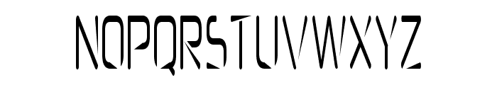 Heckle-CondensedRegular Font UPPERCASE