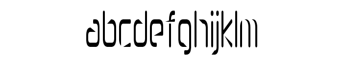 Heckle-CondensedRegular Font LOWERCASE