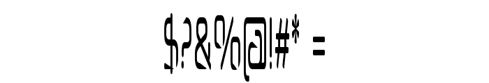 Heckle-ExtracondensedRegular Font OTHER CHARS