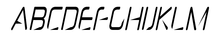 Heckle-Italic Font UPPERCASE