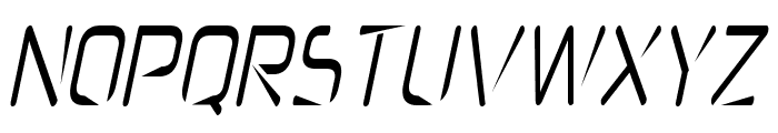 Heckle-Italic Font UPPERCASE