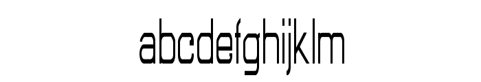Heckler-CondensedBold Font LOWERCASE
