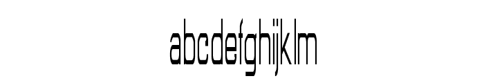 Heckler-ExtracondensedBold Font LOWERCASE