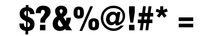 HelveticaLTStd-BlkCond Font OTHER CHARS