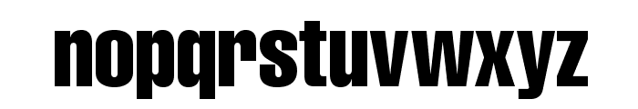 HelveticaLTStd-Comp Font LOWERCASE