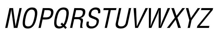 HelveticaLTStd-CondObl Font UPPERCASE