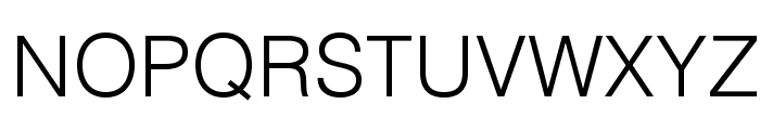 HelveticaLTStd-Light Font UPPERCASE