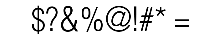 HelveticaLTStd-LightCond Font OTHER CHARS