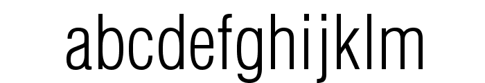 HelveticaLTStd-LightCond Font LOWERCASE
