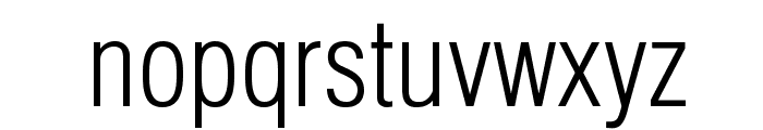 HelveticaLTStd-LightCond Font LOWERCASE