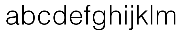 HelveticaLTStd-Light Font LOWERCASE