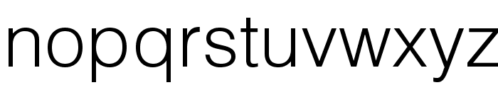 HelveticaLTStd-Light Font LOWERCASE