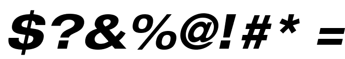 HelveticaNeueLTStd-BdExO Font OTHER CHARS