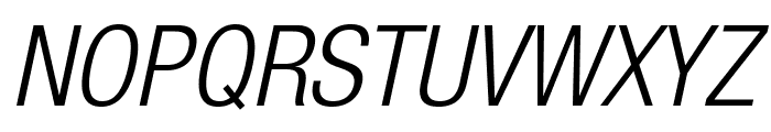 HelveticaNeueLTStd-LtCnO Font UPPERCASE