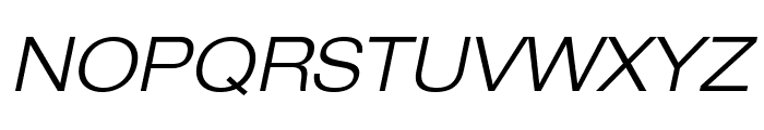 HelveticaNeueLTStd-LtExO Font UPPERCASE