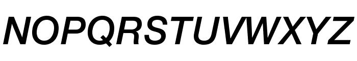 HelveticaNeueLTStd-MdIt Font UPPERCASE