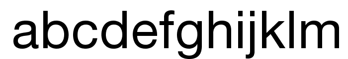 HelveticaNeueLTStd-Roman Font LOWERCASE