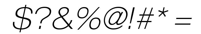 HelveticaNeueLTStd-ThExO Font OTHER CHARS
