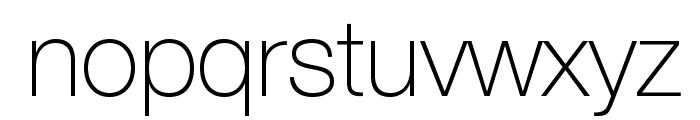 HelveticaNeueLTStd-Th Font LOWERCASE