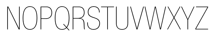 HelveticaNeueLTStd-UltLtCn Font UPPERCASE