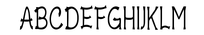 Henergo-CondensedRegular Font UPPERCASE