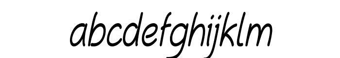 Henzo-CondensedRegular Font LOWERCASE