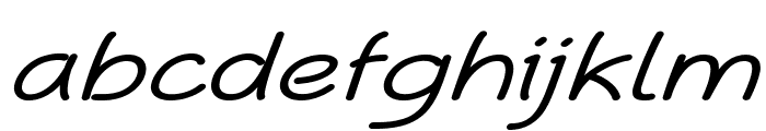 Henzo-ExpandedRegular Font LOWERCASE