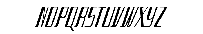 Hepton-CondensedItalic Font UPPERCASE
