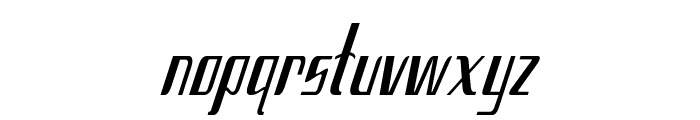 Hepton-CondensedItalic Font LOWERCASE