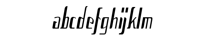 Hepton-CondensedRegular Font LOWERCASE