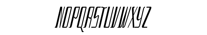 Hepton-ExtracondensedItalic Font UPPERCASE