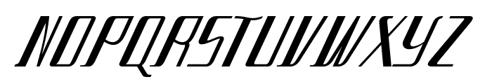 Hepton-Italic Font UPPERCASE