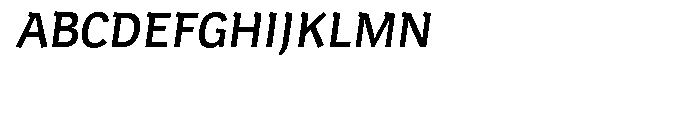 Hermes DTC Medium Italic Font UPPERCASE