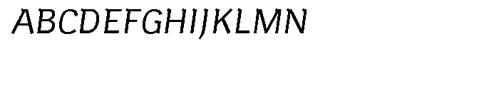 Hermes DTC Regular Italic Font UPPERCASE
