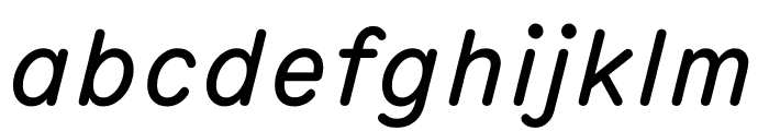 Hermes Regular Cond Italic Font LOWERCASE
