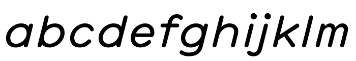 Hermes Regular Italic Font LOWERCASE
