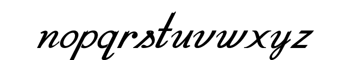 Herulon-BoldItalic Font LOWERCASE