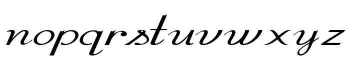 Herulon-ExtraexpandedRegular Font LOWERCASE