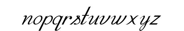 Herulon-Italic Font LOWERCASE