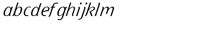 Head Italic Font LOWERCASE