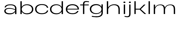 Heading Pro Extended Ultra Wide Light Font LOWERCASE