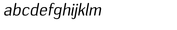 Headlight Book Italic Font LOWERCASE