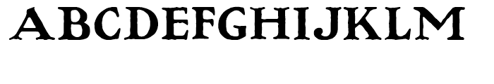 Hearst Roman Regular Font UPPERCASE