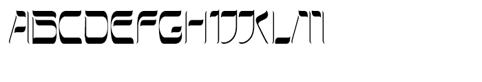 Hebrew Latino Light Font UPPERCASE