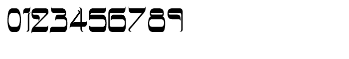 Hebrew Latino Plain Font OTHER CHARS