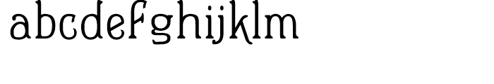 Helenium Miniscule Regular Font LOWERCASE