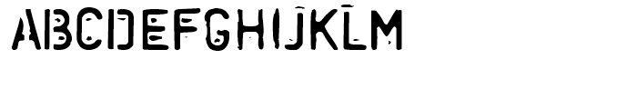 Helix Regular Font UPPERCASE