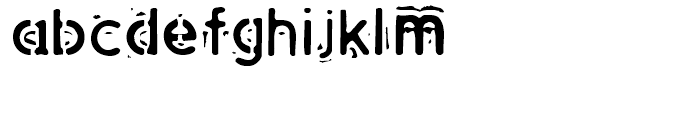 Helix Regular Font LOWERCASE
