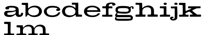 Hellenic Wide Regular Font LOWERCASE