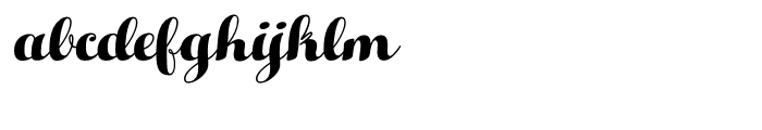 Hello Script Regular Font LOWERCASE